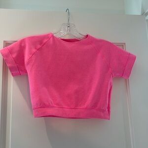 Amazon hot pink workout top never worn